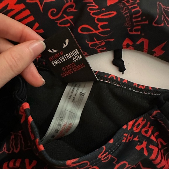 Emily the strange swimsuit set S - Picture 4 of 5